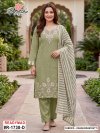 R 1738 A To D By Ramsha Kanjivaram Butti Work Salwar Kameez 